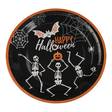 Tanssivat luurangot Halloween lautaset - Halloween / Kauhu - 31488 - 1