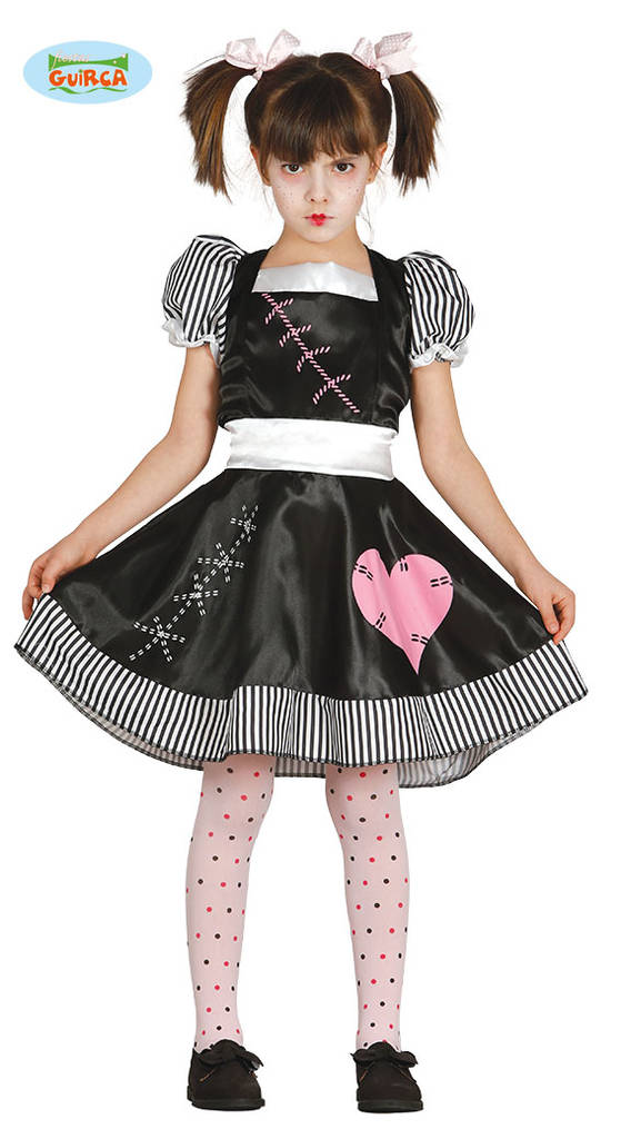05-12V Halloween nukke naamiaisasu - Kauhu ja noidat - 30468 - 1