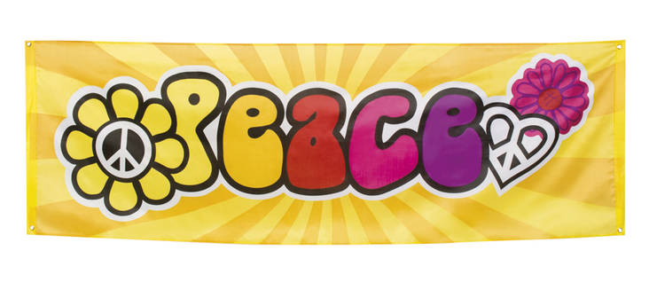 70´s Peace lippu - 60-70-Luku (Hippi) - 22178 - 1