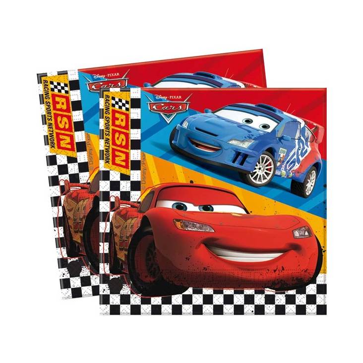 Autot kisaa lautasliina 20kpl - Autot (Disney Cars) - 18818 - 1