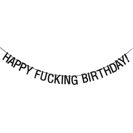 Happy Fucking Birthday banneri - Synttärit - 31018 - 1