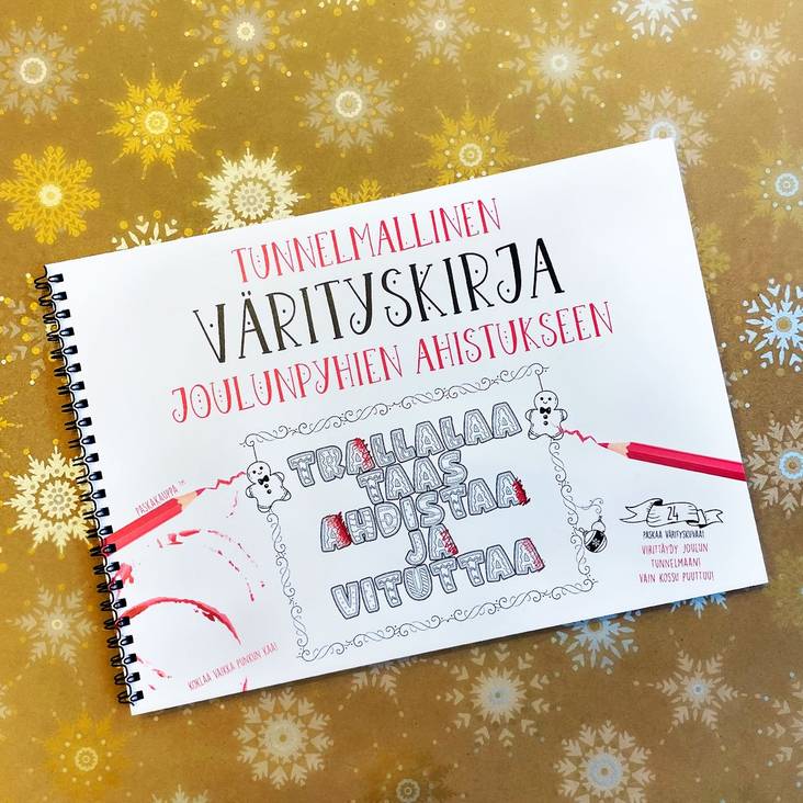 Jouluntunnelmaa värityskirja/käy kalente - Muut - 32118 - 1
