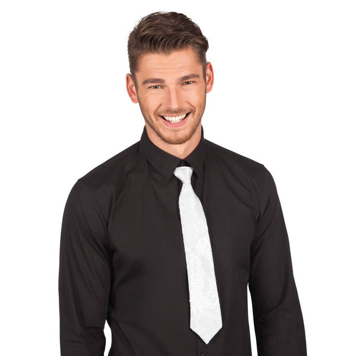 Kravatti valkoinen - Solmiot - 19928 - 1