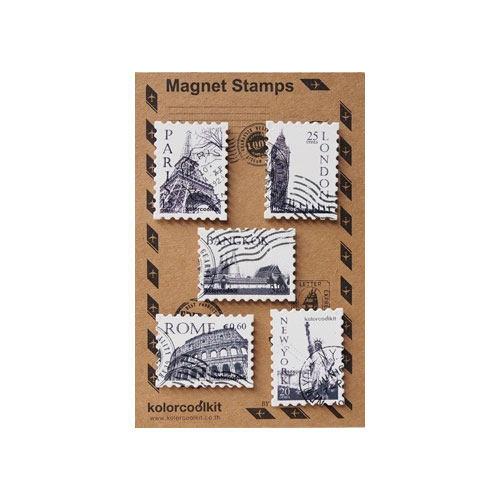 Magneetti Nähtävyys postimerkki - Magneetit - 20488 - 1