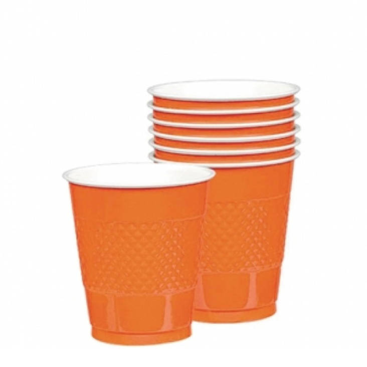 Muovimuki oranssi 10kpl - Oranssi - 18708 - 1