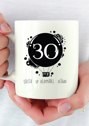 Pyöreät päivät 30-60V - Kahvikupit - 30658 - 1