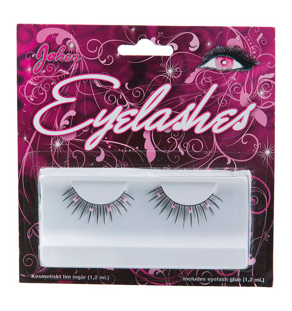 Silmäripset musta-pinkkipallo - Silmäripset - 11268 - 1