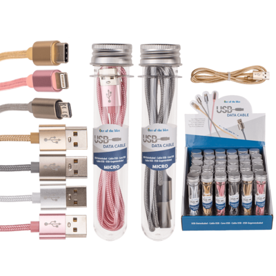 USB data cable, Type iPhone, C & Micro - Radiot ja muut - 31688 - 1