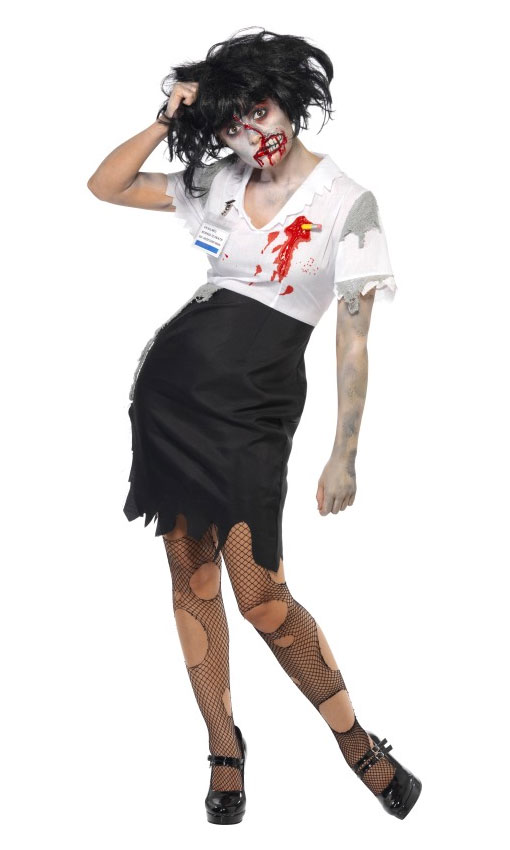 Zombie Sihteeri Halloweenasu - Kauhu ja noidat - 21338 - 1