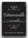Vittumaisille vieraille pulloetiketti - Keittiö - 32379 - 1