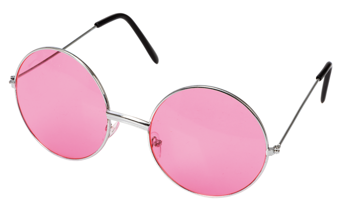 Aurinkolasit pinkit pyöreät - Mennytaika & Retro - 30299 - 1