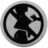 Metalli lätkä -Kieltomerkki tisut - Lätkät - 10759 - 4