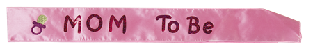 Mom to be vaaleanpunainen nauha - Nauhat ja säärystimet - 31039 - 1