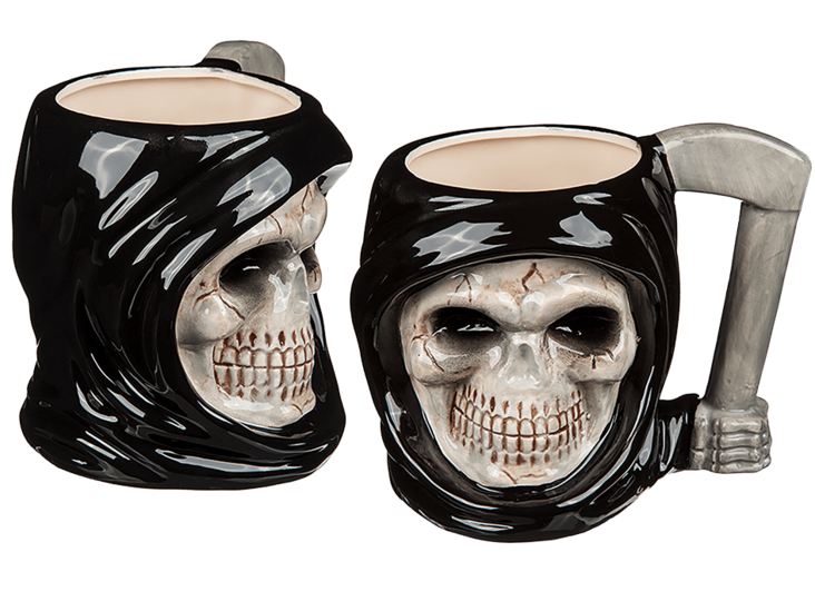 Pääkallomuki Viikatemies - Kahvikupit - 21869 - 1