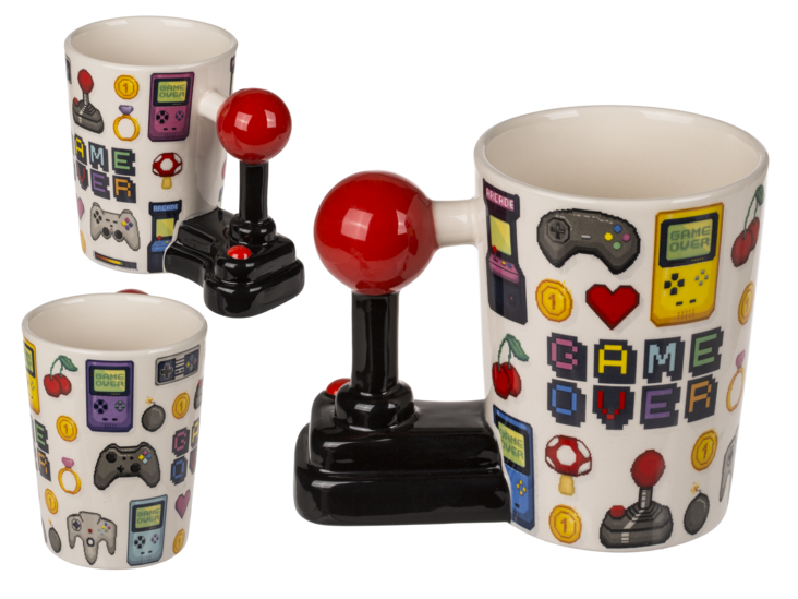 Pelimotti Game OverJoystick - Kahvikupit - 30789 - 1