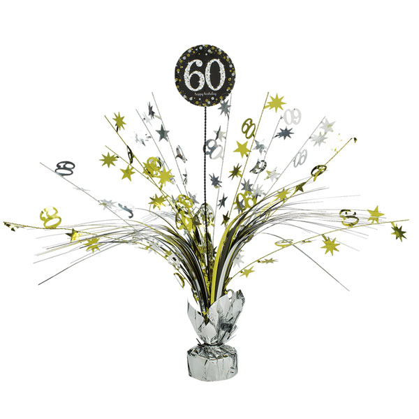 Pöytäkoriste Happy Birthday 60V - Synttärit - 21029 - 1