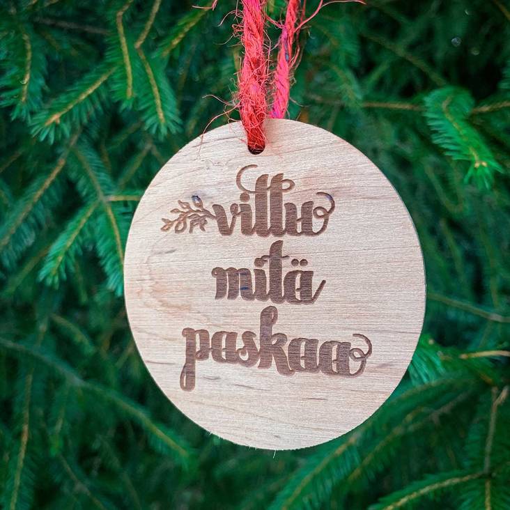 Suksin ite kuuseen joulukoriste - Muut - 31189 - 1