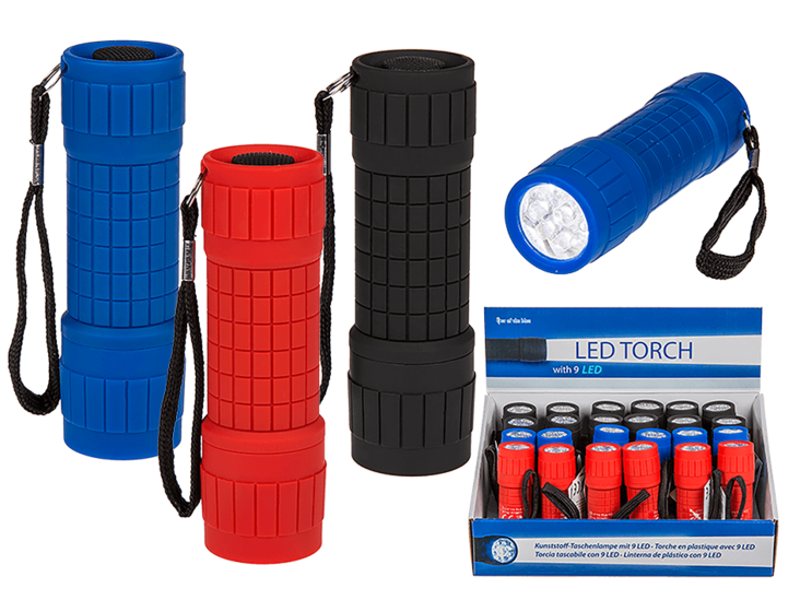 Taskulamppu Led torch 9led - Taskulamput - 22119 - 1