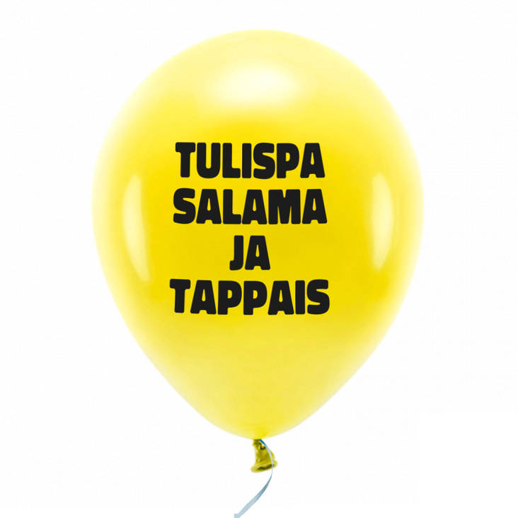Tulispa sala ja tappais ilmapallo - Ilmapallot - 31109 - 1