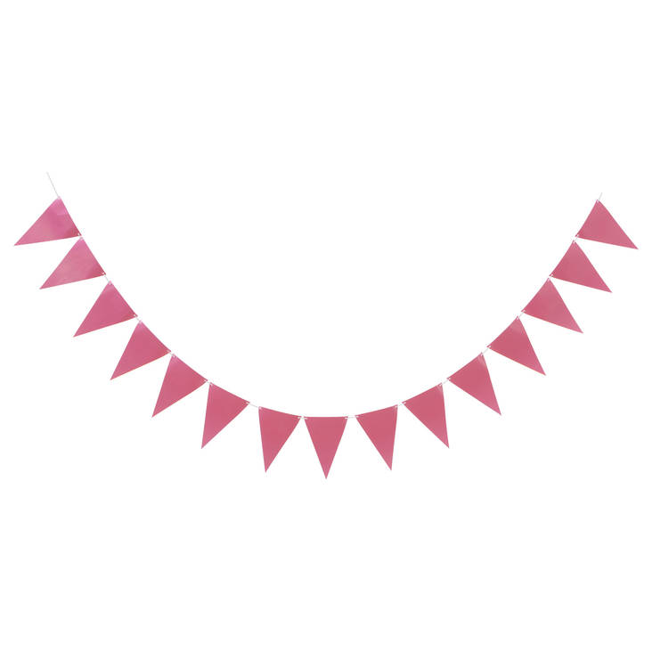 Vaaleanpunainen viirinauha - Vauvakutsut / Baby Shower - 21109 - 2