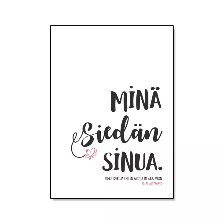 Oo vaan siinä? kortti - Postikortit - 32409 - 1